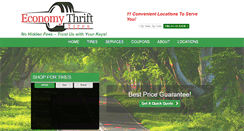 Desktop Screenshot of economytires.com